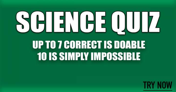 Banner for Interesting Quiz About Science