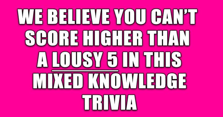 Banner for Trivia with a blend of knowledge.