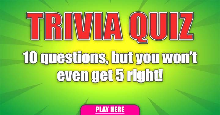 Banner for Quiz of trivial knowledge.