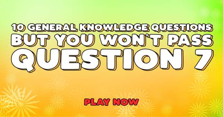 Banner for Quiz on General Knowledge