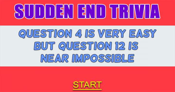 Banner for Trivia with an Abrupt Conclusion