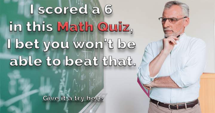 Banner for Math Quiz that captivates attention.