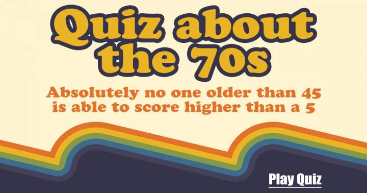 Banner for The Seventies Quiz