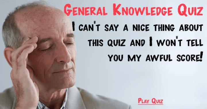 Banner for Quiz on General Knowledge