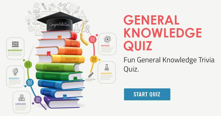 Banner for Spread the enjoyment of this entertaining General Knowledge quiz!