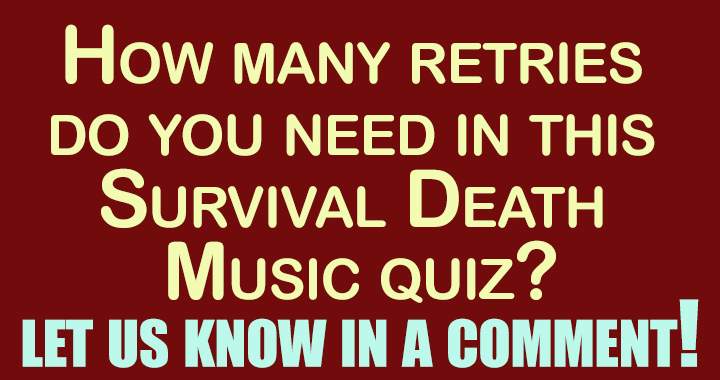 Banner for 'Spontaneous Demise Music Quiz'