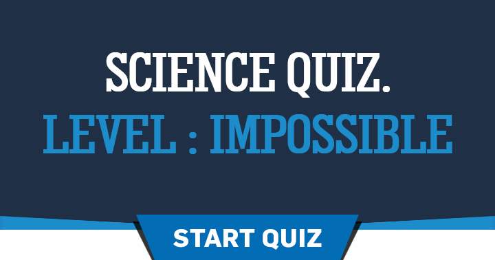 Banner for Impossible level Science Quiz.