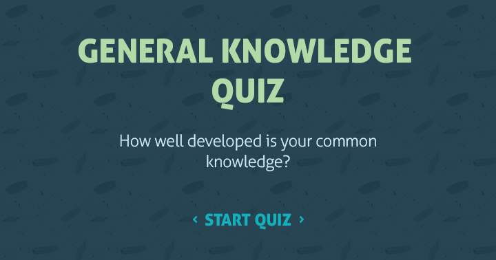 Banner for To what extent is your general knowledge developed?