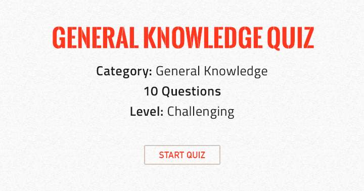 Banner for Attempt this unfathomable general knowledge quiz.