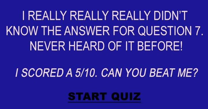 Banner for Can anyone tell me the answer to question 7?