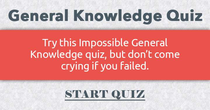 Banner for Try this impossible general knowledge quiz if you dare.