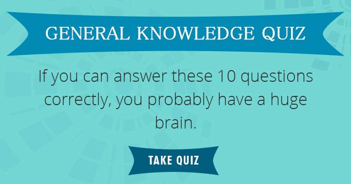 Banner for Answering these 10 questions requires individuals with an immense intellect.