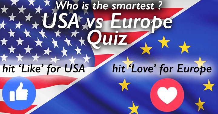 Banner for 'General knowledge quiz: USA versus Europe'