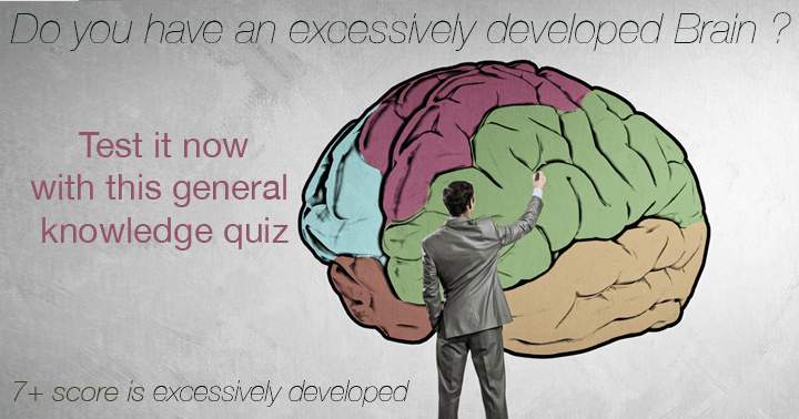 Banner for Is your brain excessively developed?