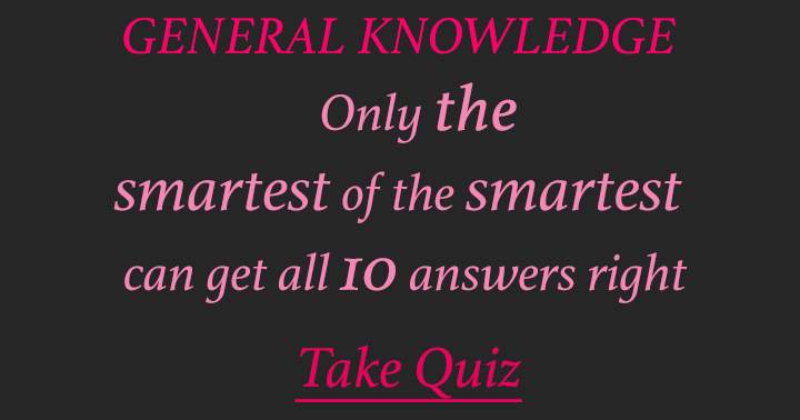 Banner for Quiz on General Knowledge