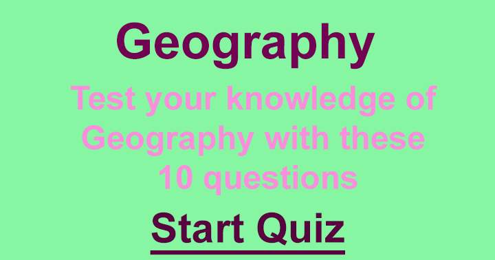 Banner for Demonstrate your understanding of geography.