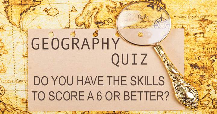 Banner for Geography Quiz.