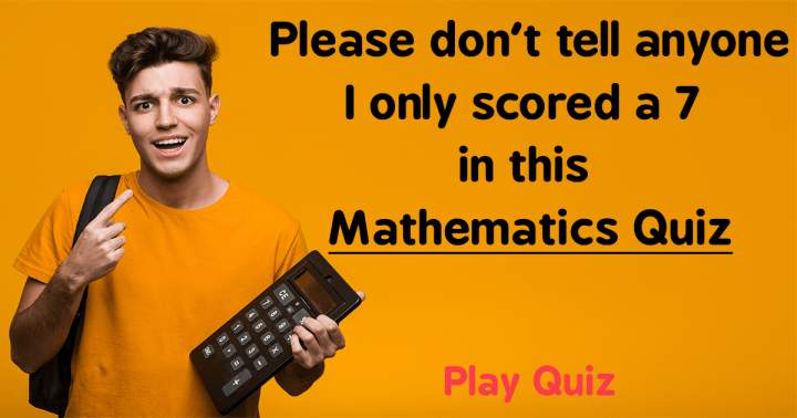 Banner for Quiz on Mathematics.