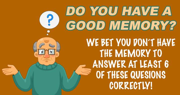 Banner for Let's test your memory skills!