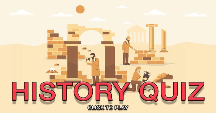 Banner for A quiz on history.