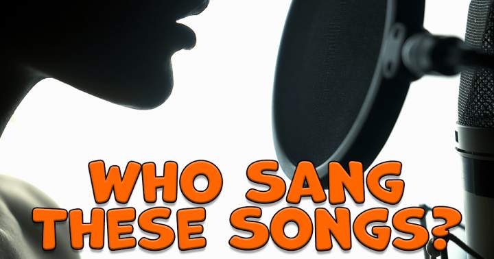 Banner for Can you identify the singer of these songs?