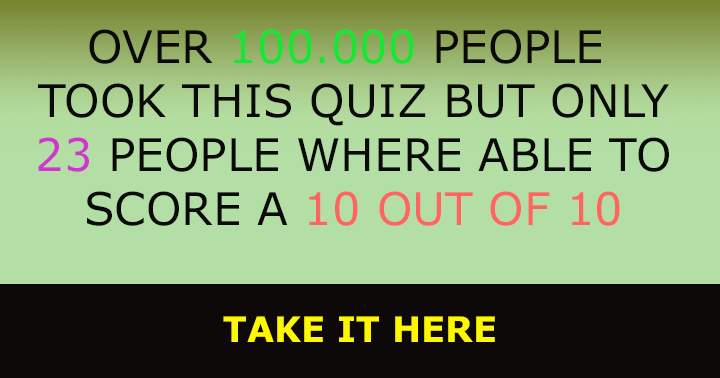 Banner for Almost all of the over 100,000 people who took this quiz failed.