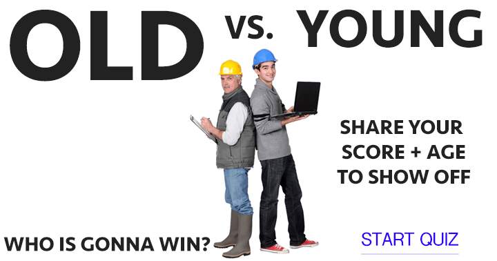 Banner for Share your score and age to show off, and let us know who you think will emerge victorious.