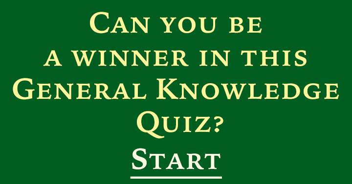 Banner for Only winners can complete this quiz.