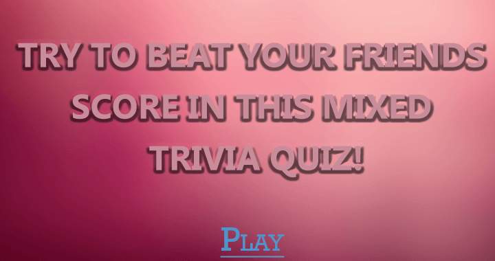 Banner for Outscore your Facebook friends in this quiz.