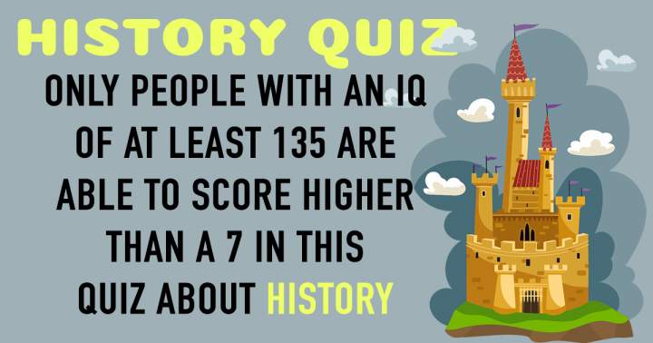 Banner for Quiz on historical events.