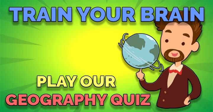 Banner for The quiz on geography.