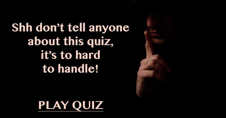 Banner for A quiz testing general knowledge.