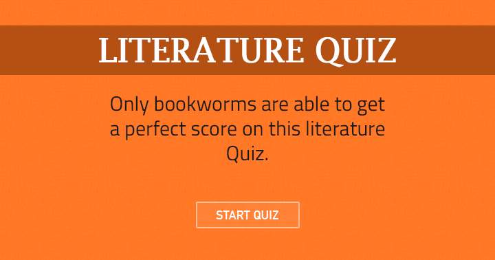 Banner for Take this Literature quiz and discover if you truly are a bona fide Bookworm!