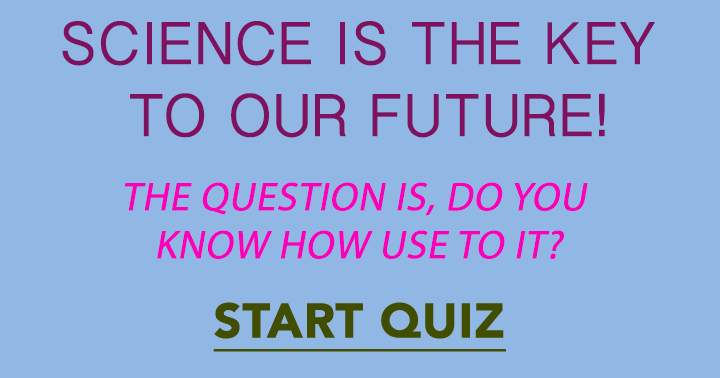 Banner for Quiz on science.