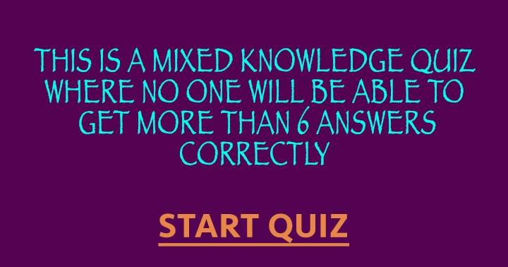 Banner for Quiz with a blend of knowledge