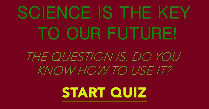 Banner for Science holds the answer!