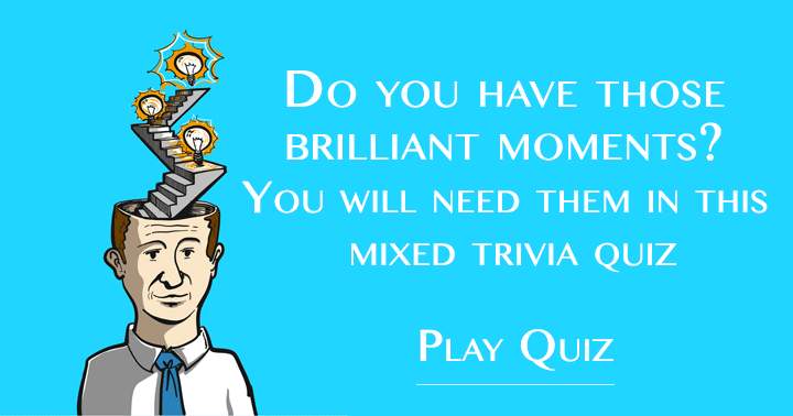 Banner for Trivia Quiz with a Mix of Questions.