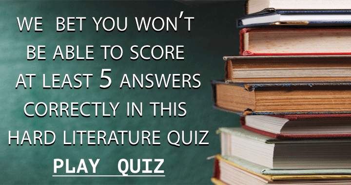 Banner for Quiz on literature.