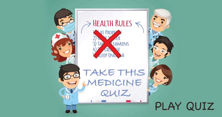 Banner for Take this quiz on health rules!