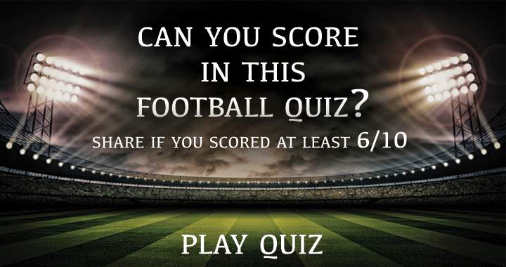 Banner for Are you able to achieve a high score in this Football Quiz?