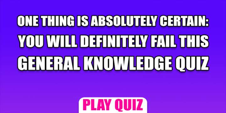 Banner for Quiz on General Knowledge