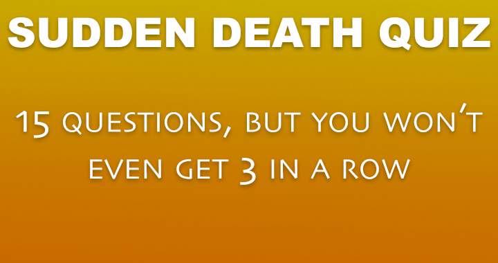 Banner for Intense Unexpected Quiz of Death