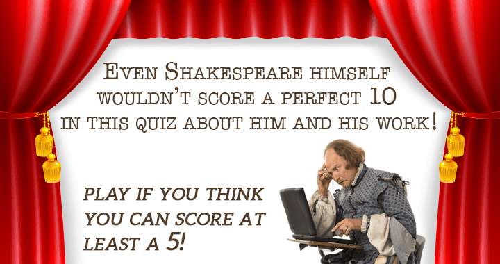 Banner for Quiz by Shakespeare