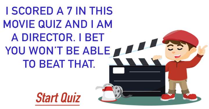 Banner for Begin the Movie Quiz.