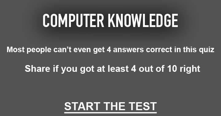 Banner for Only true computer geeks can ace these 10 questions; everyone else is sure to struggle.