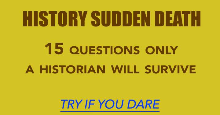 Banner for Sudden Death History Quiz