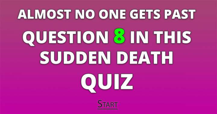 Banner for Are you brave enough to tackle this Sudden Death quiz?