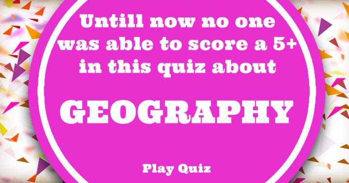 Banner for Geography Quiz.