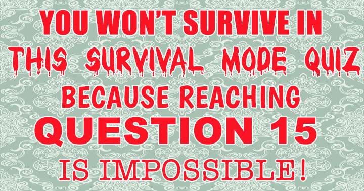 Banner for Quiz in Survival Mode