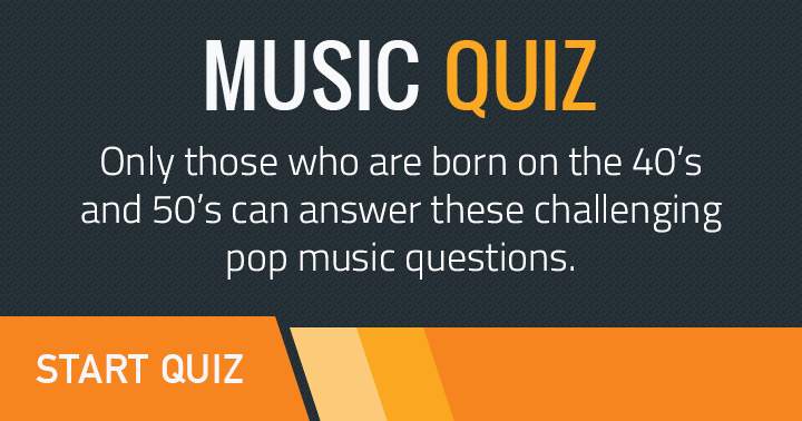 Music Quiz that will test your skills!